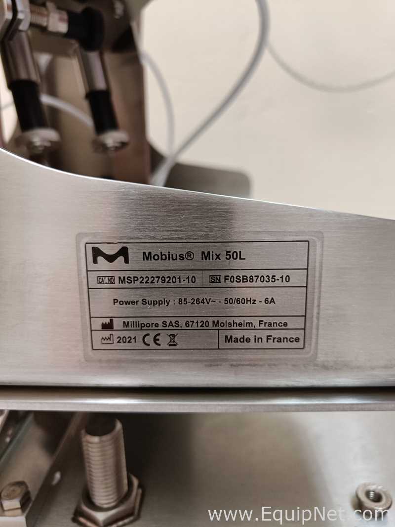 Millipore Mobius Mix 50L Single-use Bioreactor With Mettler High Precision Benchtop Balance
