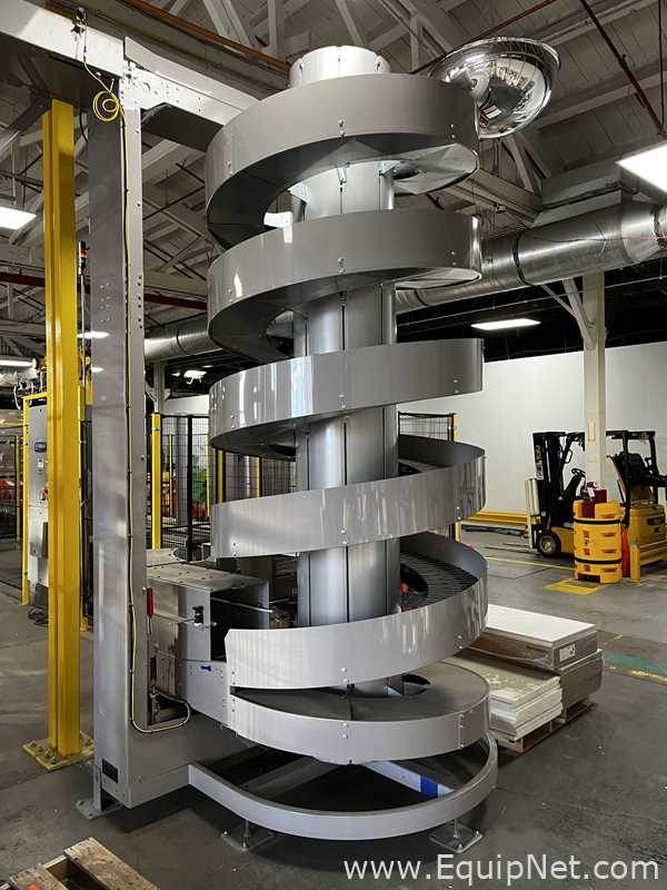 Ryson Elevated Conveyor System - Two Vertical Sprial Conveyors Plus Elevated Conveyor System - LN52