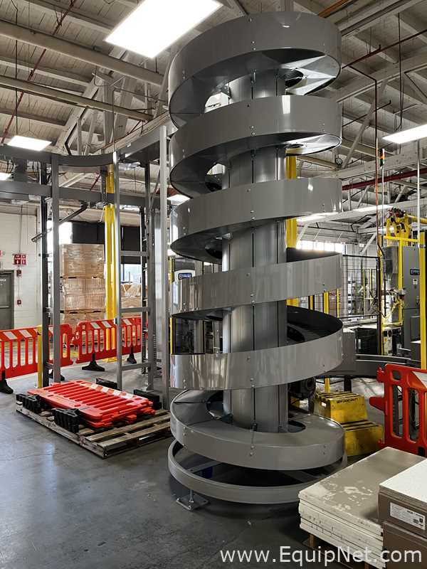 Ryson Elevated Conveyor System - Two Vertical Sprial Conveyors Plus Elevated Conveyor System - LN52