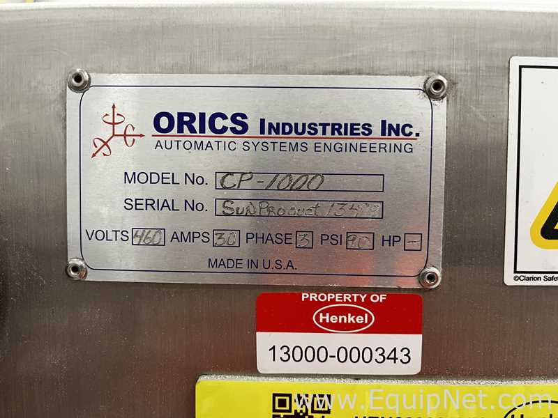Tampadora Orics Industries Inc. CP-1000