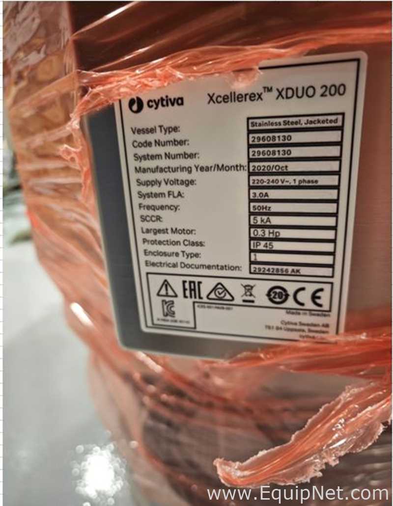 Mezclador Acero inoxidable cytiva Xcellerex XDUO 200