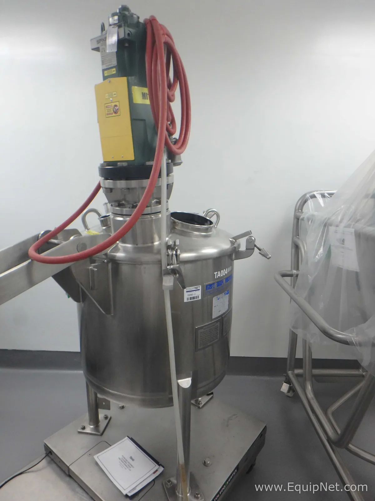 Mueller 75 Gallon Stainless Steel Jacketed Portable Mix Tank