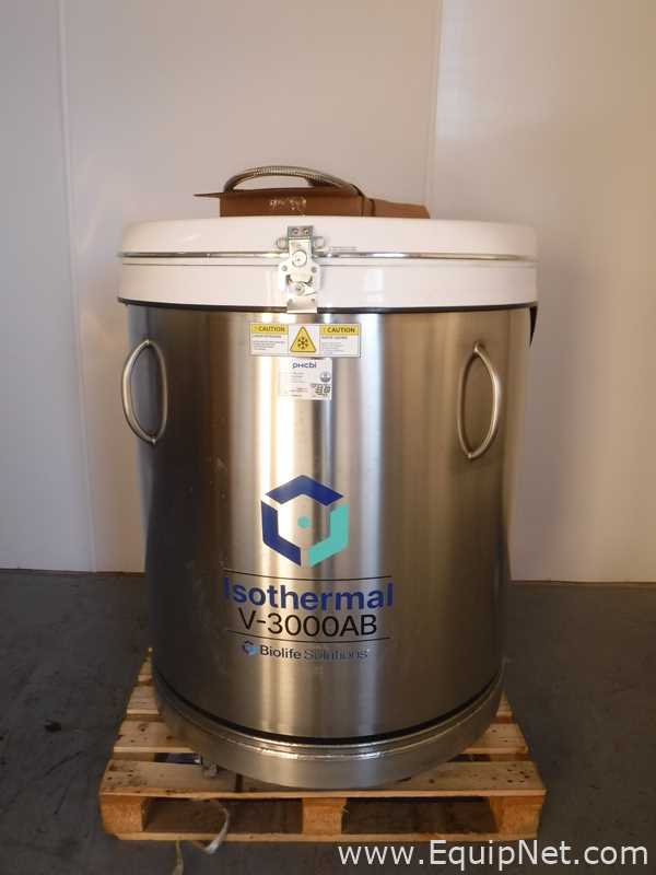 BioLife Solutions V-3000AB Liquid Nitrogen Cryopreservation Storage System