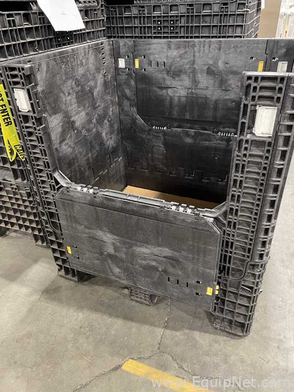 Lot Of 10 Orbis Heavy Duty Collapsible Storage Bins