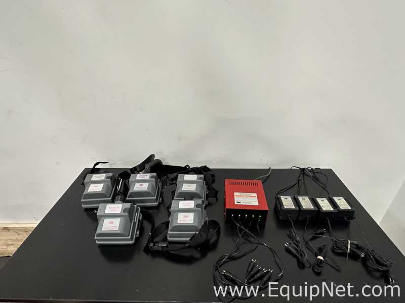 Lot of 5 Unused 3M Air Mate Belt Mounted HEPA Filter Respirator Units