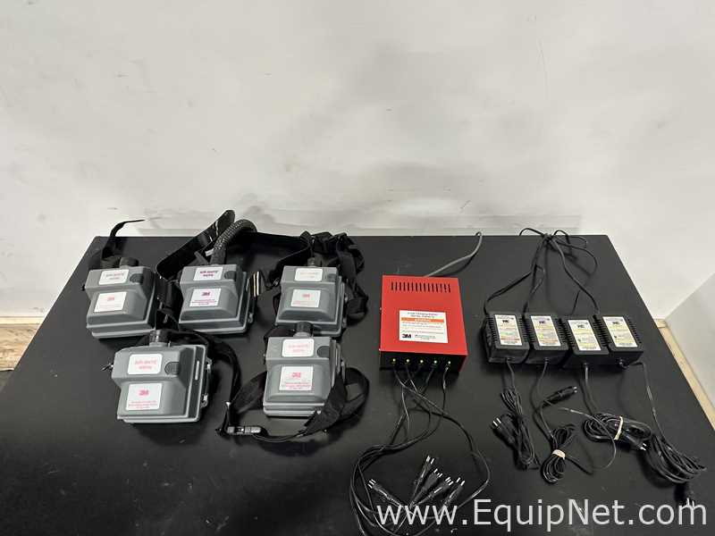 Lot of 5 Unused 3M Air Mate Belt Mounted HEPA Filter Respirator Units