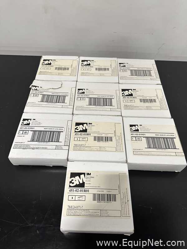 Lot of 5 Unused 3M Air Mate Belt Mounted HEPA Filter Respirator Units