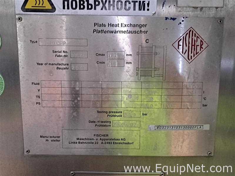 Pasteurizador Fischer Requisitos de Ar 337 L