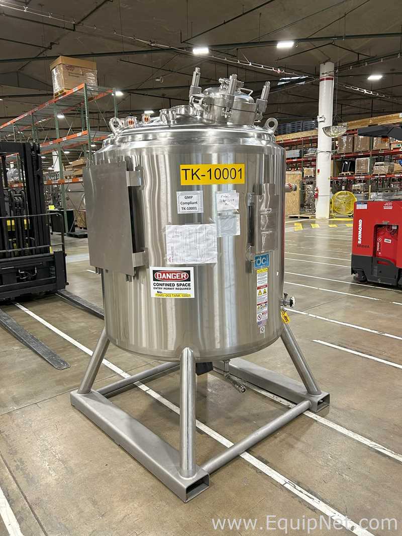 DCI 1000 Liters 316 Stainless Steel Jacketed Tank with Agitator