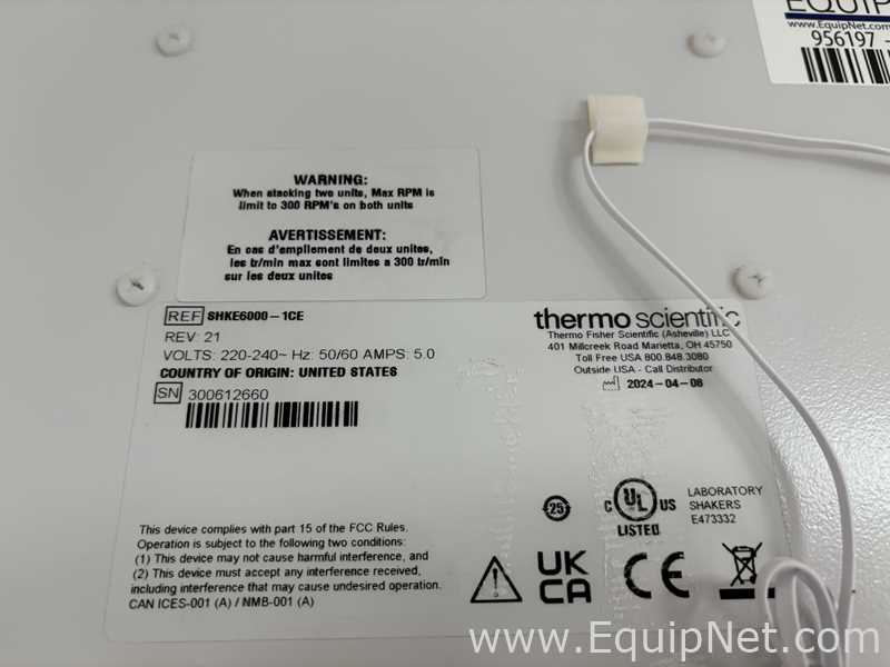 lote de  2 Agitador Thermo Scientific MaxQ 6000