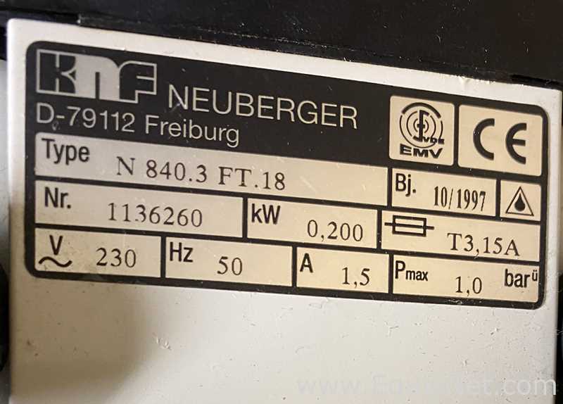 KNF Neuberger N840.3 FT.18 Vacuum Pump