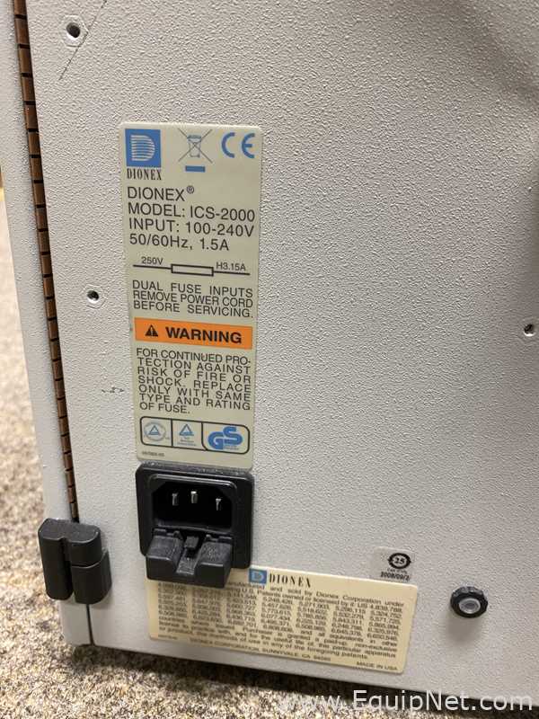 Dionex ICS 2000 Ion Chromatography System