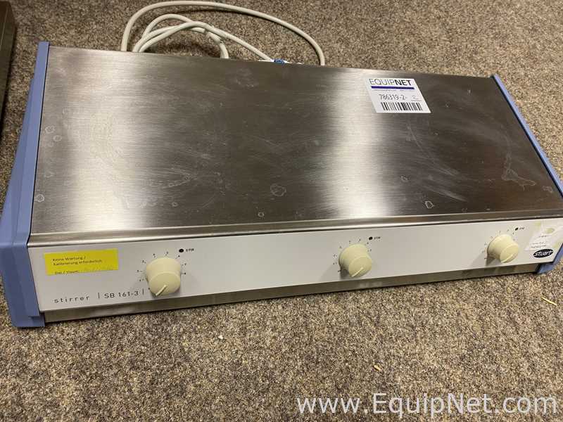 Lot of 1 Bibby Scientific SB161-3 and 1 Thermo Scientific Multipoint 15 Magnetic Stirrer
