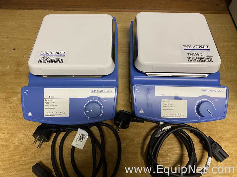 Lot of 2 IKA C-MAGHS7 Magnetic Stirrer