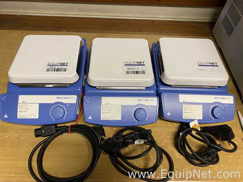 Lot of 3 IKA C-MAGHS7 Magnetic Stirrer
