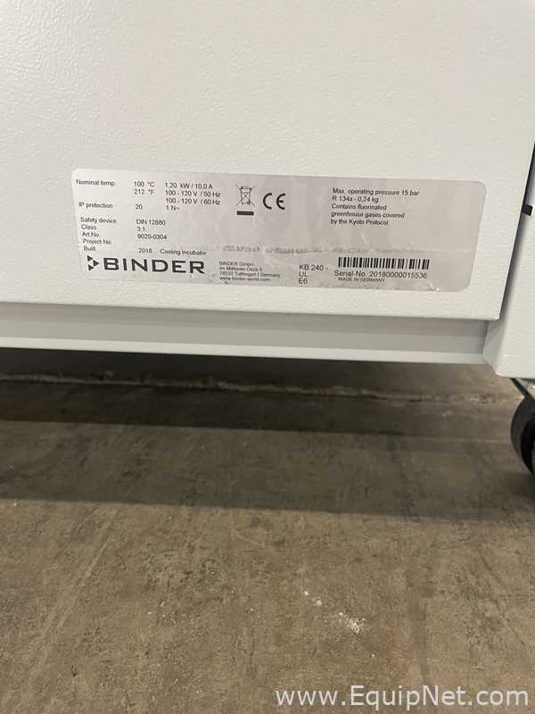 Binder KB240 Lab Incubator
