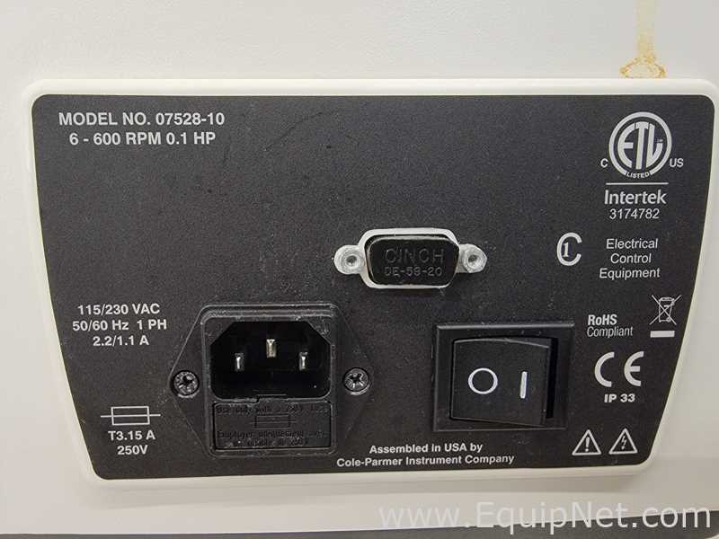 Lote de 2 Bomba Peristáltica Cole Parmer 07528-10