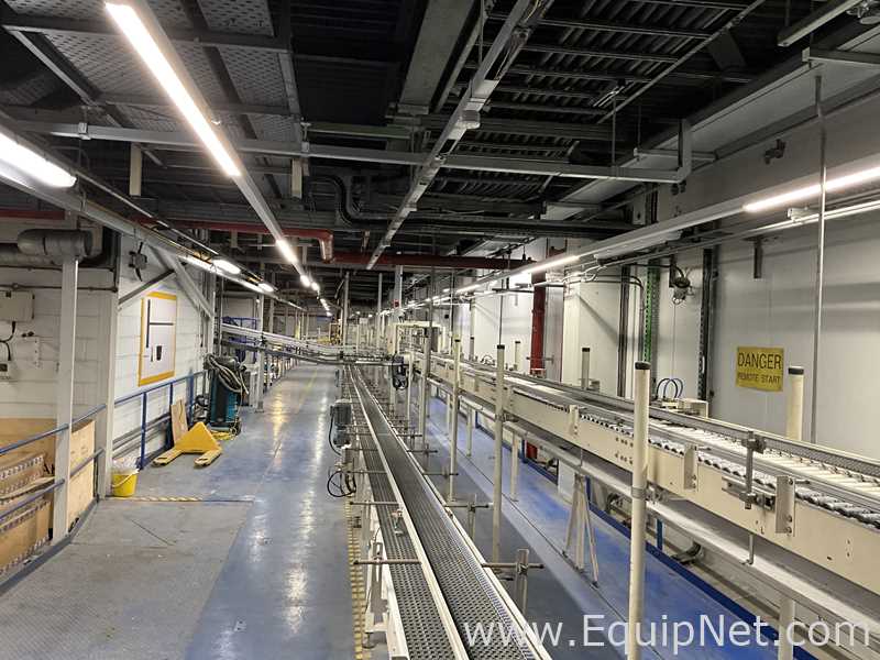 OCME POrionB Palletiser with Clevertech PF80 Wrapper and Avery Dennison Labeller - Lines 4 and 7