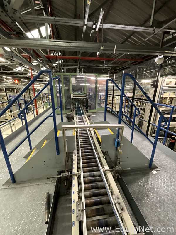 OCME POrionB Palletiser with Clevertech PF80 Wrapper and Avery Dennison Labeller - Lines 4 and 7