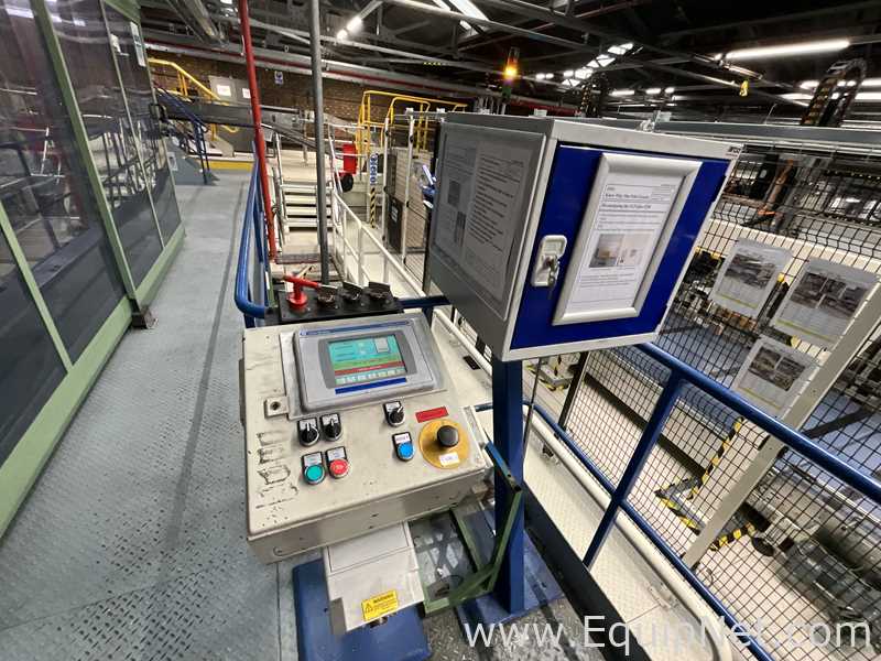 OCME POrionB Palletiser with Clevertech PF80 Wrapper and Avery Dennison Labeller - Lines 4 and 7