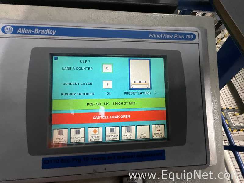 OCME POrionB Palletiser with Clevertech PF80 Wrapper and Avery Dennison Labeller - Lines 4 and 7