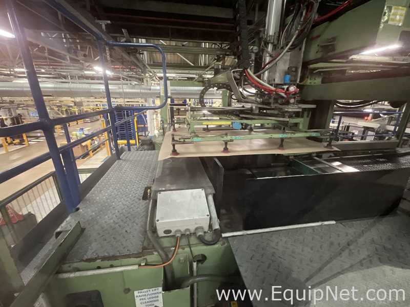 OCME POrionB Palletiser with Clevertech PF80 Wrapper and Avery Dennison Labeller - Lines 4 and 7
