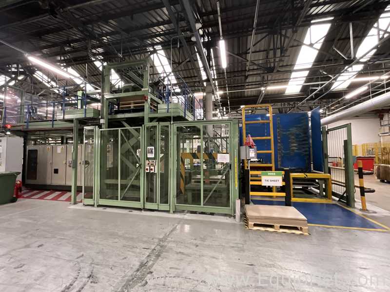 OCME POrionB Palletiser with Clevertech PF80 Wrapper and Avery Dennison Labeller - Lines 4 and 7