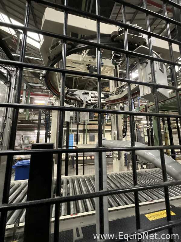 OCME POrionB Palletiser with Clevertech PF80 Wrapper and Avery Dennison Labeller - Lines 4 and 7