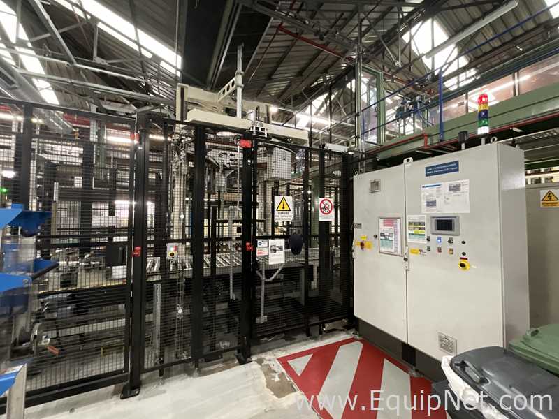 OCME POrionB Palletiser with Clevertech PF80 Wrapper and Avery Dennison Labeller - Lines 4 and 7