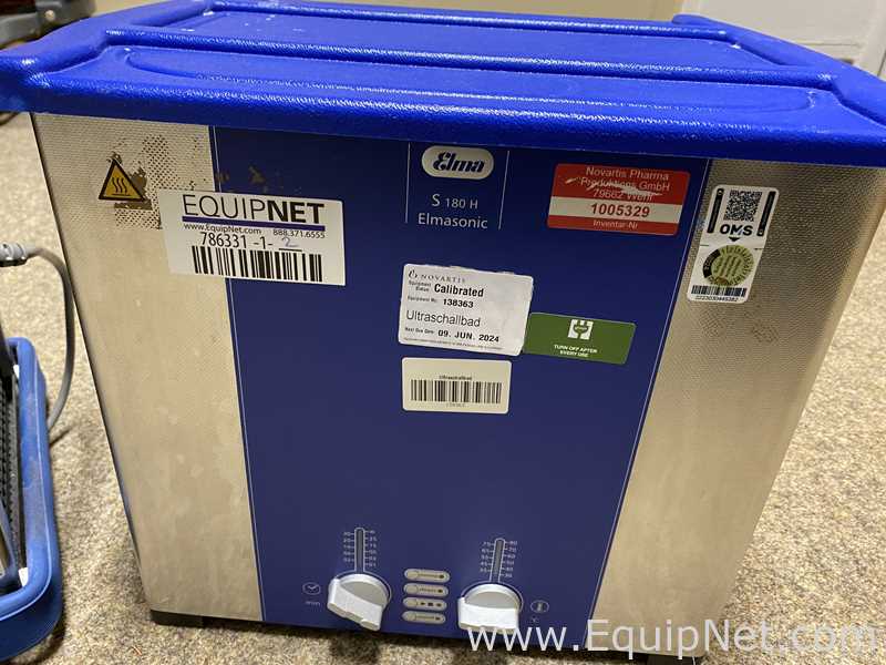 Lot of 2 Elma S180H Ultrasonic Bath