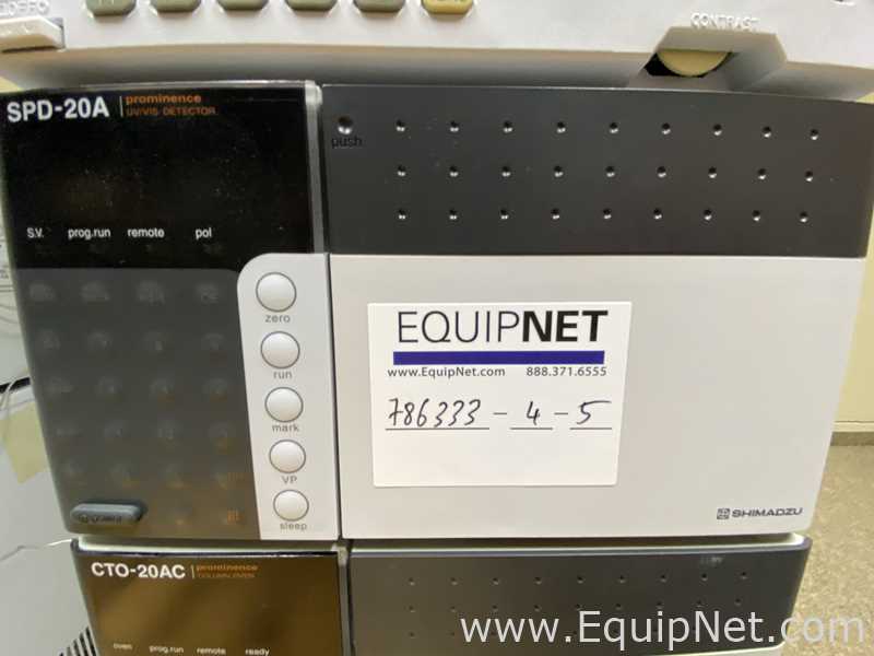 Sistema HPLC Shimadzu Corporation Prominence