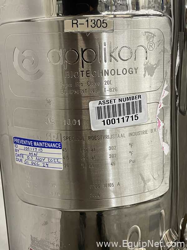 Biorreactor Applikon Biotechnology Bio clave 20L