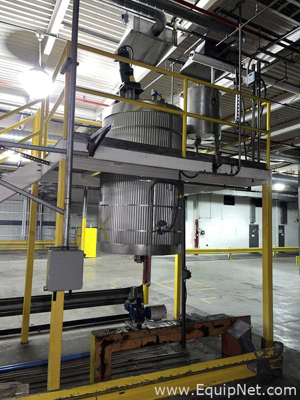 Tanque aço inox CMC Letco Industries .  900 Galão