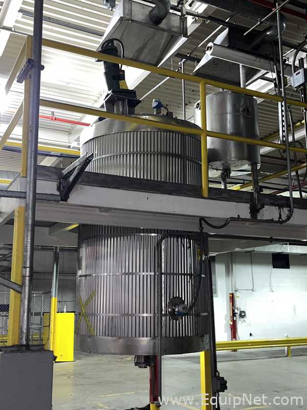 Tanque aço inox CMC Letco Industries .  900 Galão