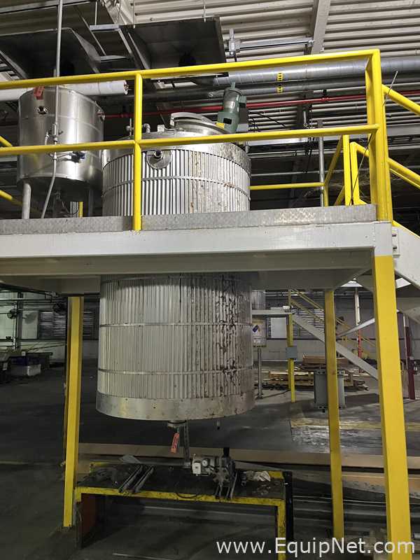 Tanque aço inox CMC Letco Industries .  900 Galão