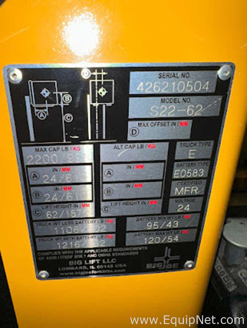 Elevador Big Lift LLC S22-62