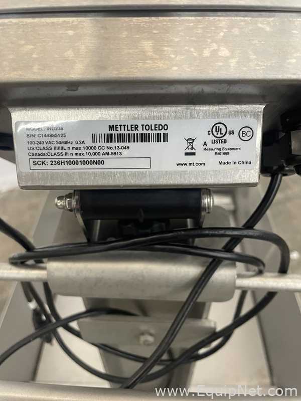 Mettler Toledo 2888 Floor Scale with IND236 Weight Indicator