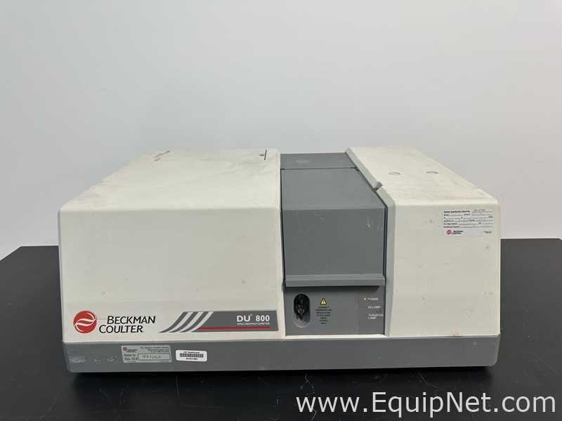 Espectrofotómetro Beckman Coulter DU 800