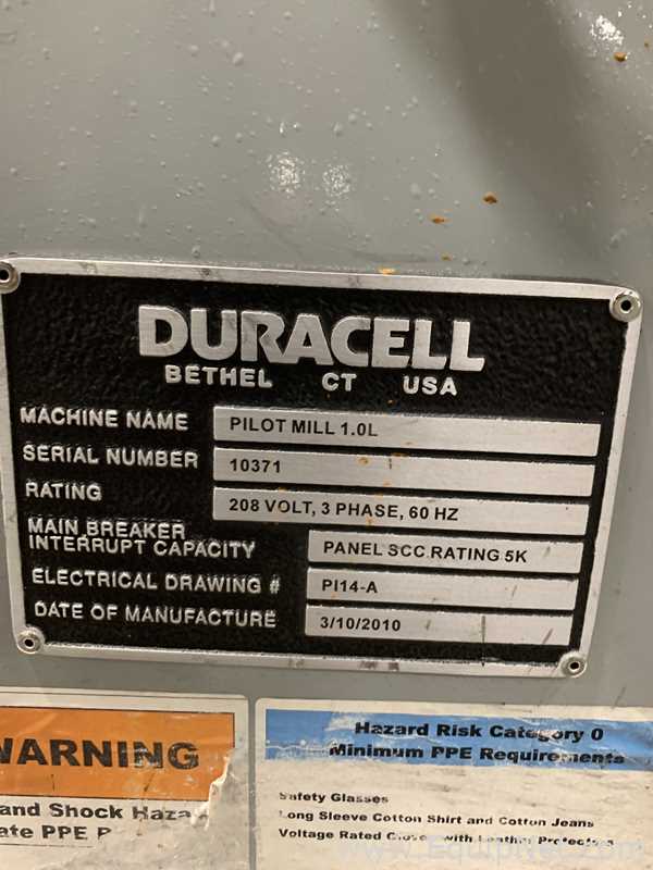 Eiger Machinery M1000 Mini Mill Laboratory Bead Mill