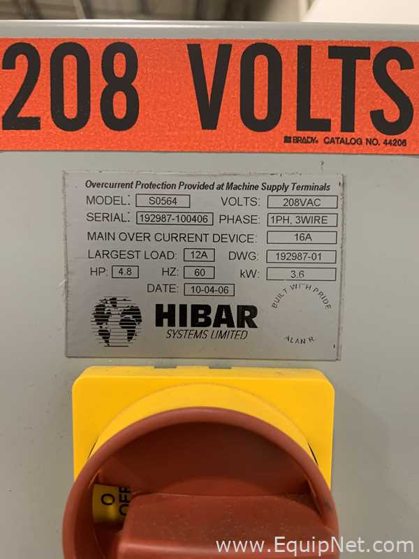 Hibar Systems Heat Sealed Tubing Winder