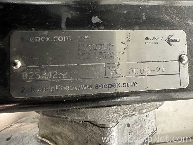 Seepex  MD 0005-24 Metering Pump Cart