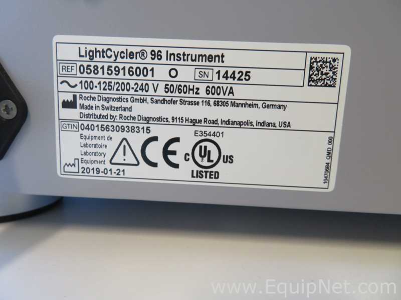 PCR e Termociclador Roche LightCycler 96
