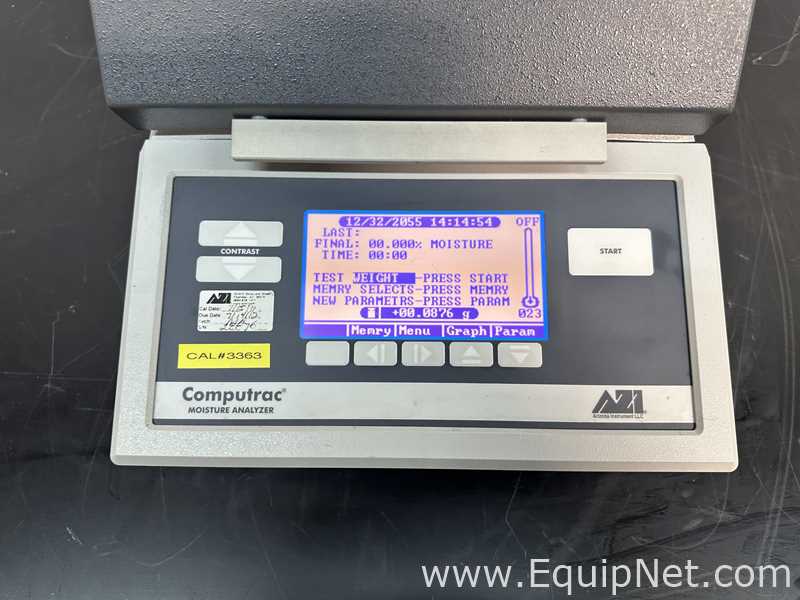 Analisador de Umidade Arizona Instruments Computrac