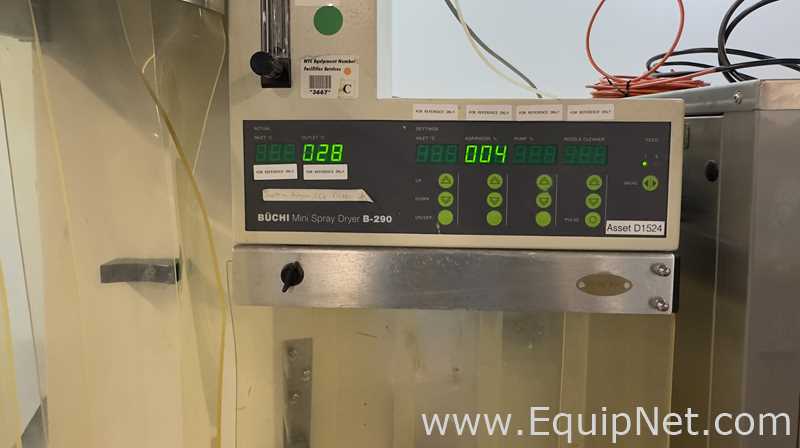 Buchi B-290 Mini Spray Dryer With B-295 Inert Loop And B-296 Dehumidifier