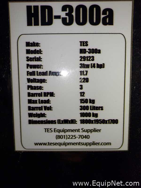 TES Equipment Supplier HD-300a Multi-Directional Mixer