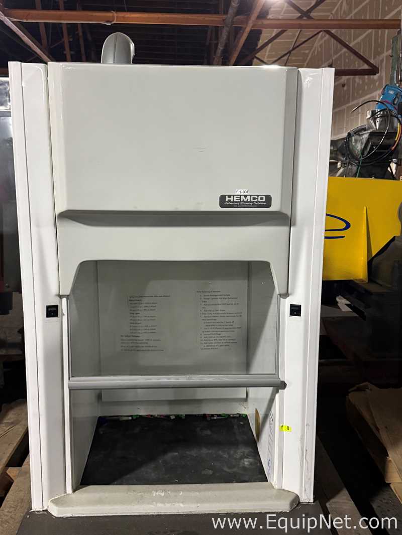 Lot Of Two Hemco EcoFlow Fume Hoods 36 Inch and 30 Inch Wide