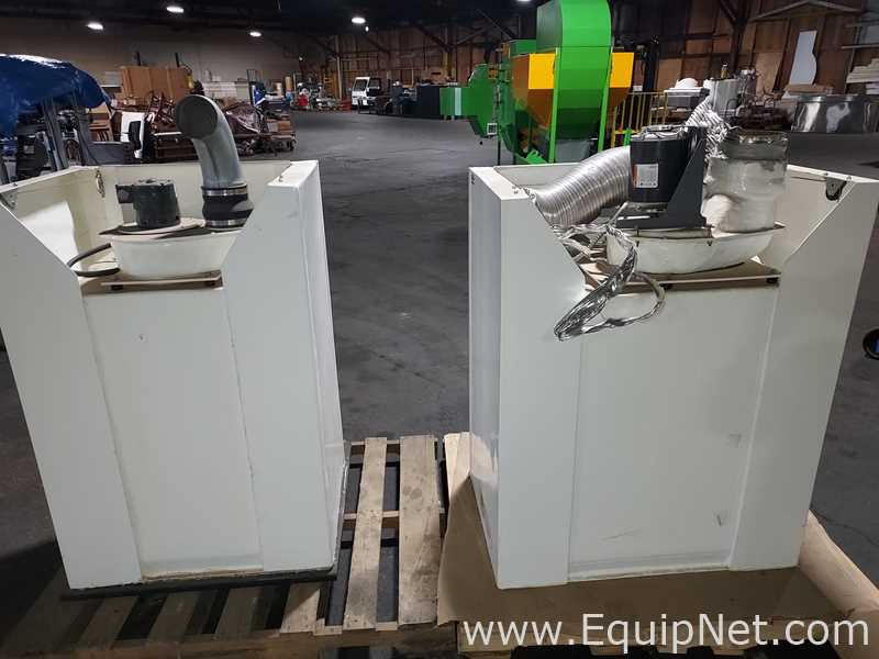 Lot Of Two Hemco EcoFlow Fume Hoods 36 Inch and 30 Inch Wide