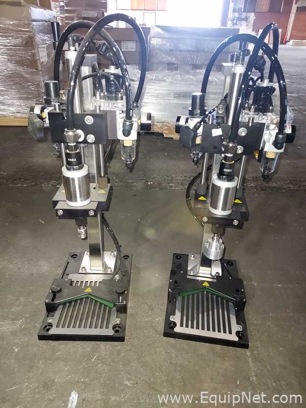 Lot Of Two Kinex SA-1000 Bench Top Cappers