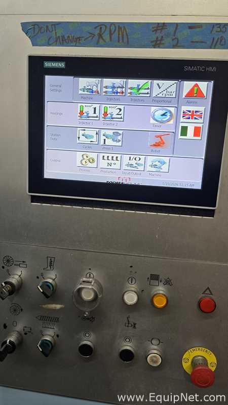 Equipamento de Molde de Injeção Main Group  Delta Up 2-750