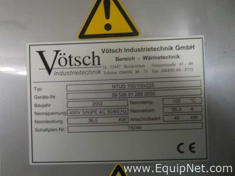Votsch Industrietechnik GmbH NTUD 100/150/225 Drying Oven
